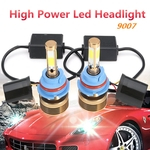 2 pcs Branco 4 Lados 9007 120 W 12000LM Kit Farol LED Hi / Low Bulb Beam 6000 K Hyper New Car Auto HighBeam Light Condução Lâmpadas