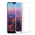 2 Pcs para a tela HUAWEI P20 2.5D Arc Borda de vidro temperado Protective Film (com KT placa)