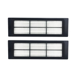 2 Pcs Preto Versão Geral Filtro HEPA Lavável À Prova D 'Água para Xiaomi Roborock 360 S5 Robô de Varredura de Substituição de Peças