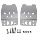 2pcs / set Caso Proteção aço inoxidável da placa de metal do eixo Skid para Axial SCX10 1/10 RC Crawler Car