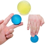 3 Pcs silicone Exercício Mão Balls Kit Squeeze Estresse bolas alívio para Formação de Mão, Fisioterapia, Reabilitação Lesões