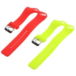 2 Pçs Silicone Pulseira De Pulso Substituição Para Polar A360 Relógio Cal & Vermelho