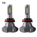 2Pcs Super Bright Car Front Head Day Day Running LED COB Lâmpada Lâmpada