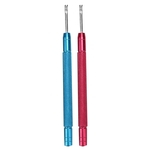 2pcs Watch Hands Lever Watch Needle Lifting Removing Watch Repair Accessory (Red + Blue)