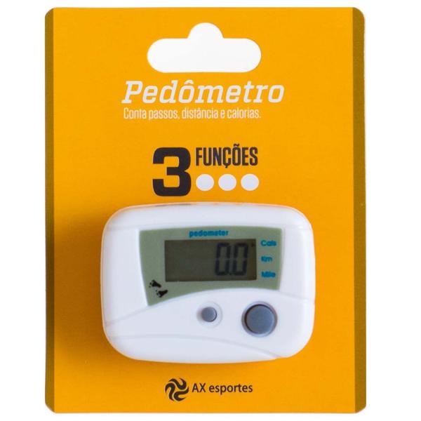 Pedometro Digital AX Esportes com 3 Funcoes