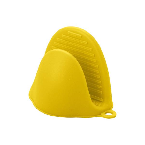 Pegador 11cm de Silicone Amarelo Lyor - L6216