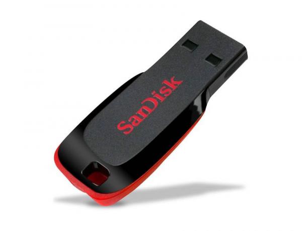 Pendrive Preto e Vermelho 32GB - Sandisk