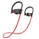 Pendurando-on Sweatproof Auscultadores Sem Fio Bluetooth Esporte Fones Stereo Headset