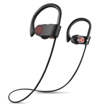 Pendurando-on Sweatproof Auscultadores sem fio Bluetooth Esporte Fones Stereo Headset