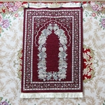 Peregrinação islâmica Blanket oração muçulmana Mat Lightweight Fina Tapete Islam Eid presente Ramadan