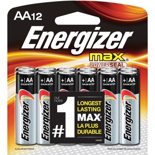 Pilha Alcalina AA 1,5V Max Energizer Cartela com 6 Pilhas