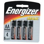 Pilha Energizer AA (LR6 - Pequena) - Cartela com 4 unidades