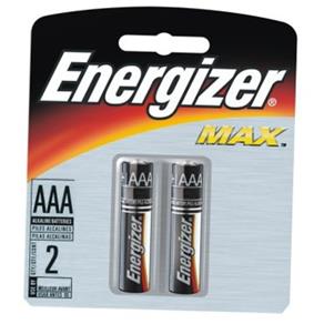 Pilha Energizer AAA (LR03 - Palito) Cartela - 2 Unidades