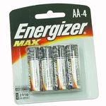 Pilhas Energizer Max AA4 Alcalínas