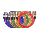 3Pin Xlr cabo masculino para feminino M / F Cabo de ¨¢udio Cabo de ¨¢udio Multicolorful Canon