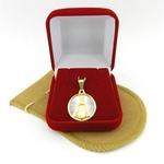 Pingente Nossa Senhora Aparecida Folheado Ouro Pi104