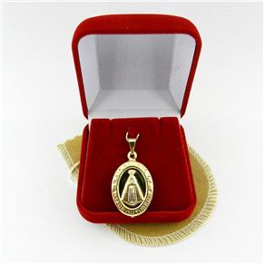 Pingente Nossa Senhora Aparecida Folheado Ouro Pi175