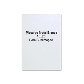 Placa Alumínio para Sublimação - Branca 15x20
