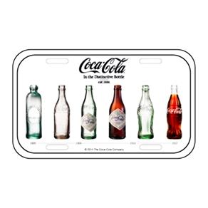 Placa de Parede Coca-Cola Bottle Evolution Fd Beje