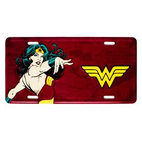 Placa de Parede Dc Wonder Woman Power