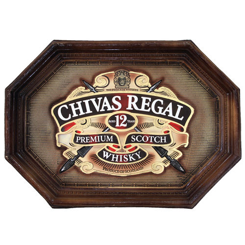 Placa de Parede em Resina - Decoração - Chivas