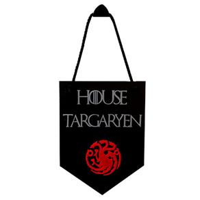 Placa de Parede Game Of Thrones House Targaryen