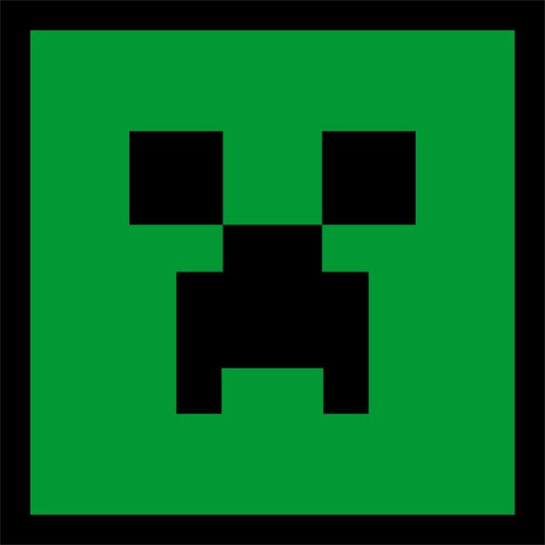 Placa Decorativa Creeper Face - Legião Nerd