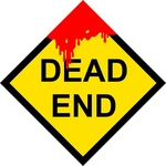 Placa Decorativa Dead End