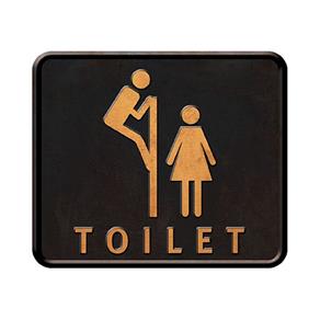 Placa em Mdf e Papel Decor Home Toilet Dhpm-030 - Litoarte