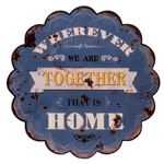 Placa Nuvem Together 30x30x10 cm Trevisan Concept