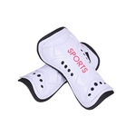 Placa 2pcs Futebol Caneleira Pads Football Cuish com alça respirável Shinguard Leg Protector For Kids Adulto