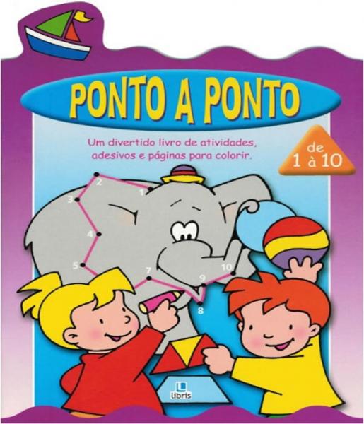 Ponto a Ponto de 1 a 10 - Roxo - Libris