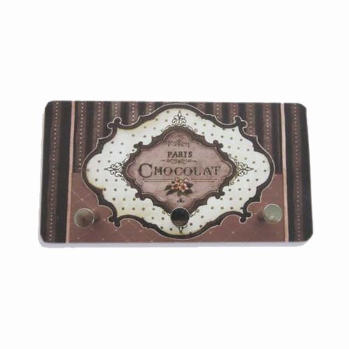 Porta Chaves Tecnolaser de Metal Chocolate