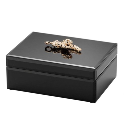 Porta Joias Leopard L3275 Lyor Preto