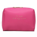 Portátil impermeável Cubic Nylon Viagem Cosmetic Bag