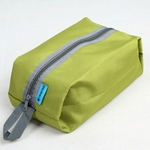 Portátil impermeável sapatos Nylon bolsa de viagem Sports Gym Wash Bag Zipper de Higiene Pessoal Cosmetic saco de armazenamento Organizer