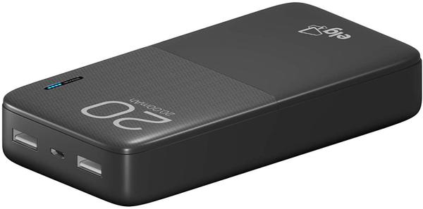 Power Bank ELG 20000 MAh PB200BK 2 Portas USB - Preto