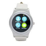 Prata Heart Rate Monitor ped?metro M¨²sica SmartWatch para NeecooV3