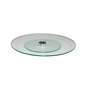 Prato Giratório de Mesa Decorativo Vidro 8Mm Temperado 60Cm