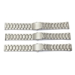 Preço diferente Prata 18/20 / 22mm Relógio de Pulso para Pulseira de Aço Inoxidável Bracelete Fecho Dobrável