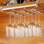 Prego de aço inoxidável Free Hanging vidro de vinho Rack para Home Storage Home Garden Tools