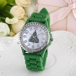 Presente de Natal criativo rotulação ofertas de diamantes completa Genebra relógio vendas diretas da fábrica