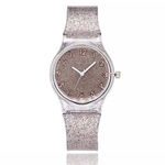  Presentes de luxo Women Watch plástico relógio de quartzo transparente Jelly relógio de pulso Xmas