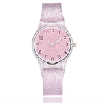  Presentes de luxo Women Watch plástico relógio de quartzo transparente Jelly relógio de pulso Xmas