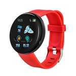 Pressão D18 relógio inteligente Homens Mulheres Sangue Rodada Smartwatch impermeável Sport inteligente trilha da aptidão Assista