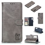 PU Leather Celular Cubra Mobile Phone Shell Cartões de fotografias Slots Bolsa para Sony XZ5