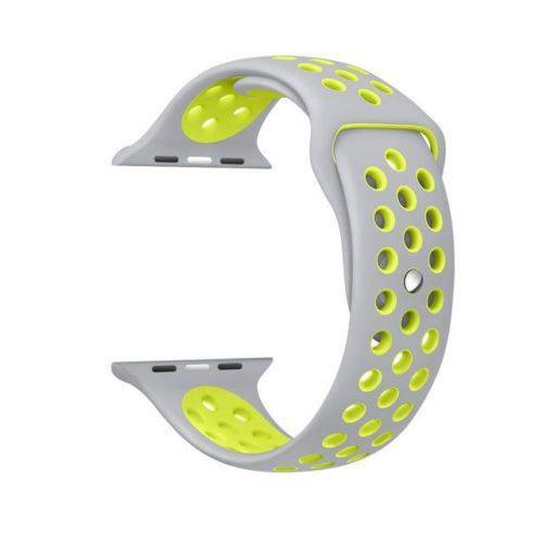 Pulseira Apple Watch Esportiva Cinza-Verde 38/40mm