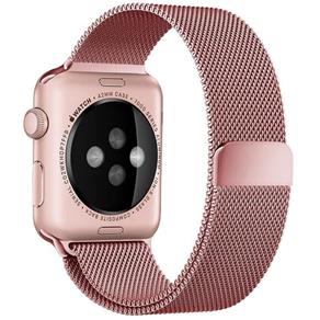 Pulseira Apple Watch Iwatch Milanese Loop Magnetica 42-38mm - Rosa - 38 Mm