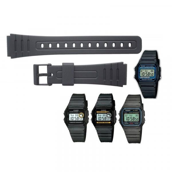 Pulseira Casio F91w F105w F28w F94w A158w Encaixe 18mm