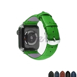 Pulseira Couro Crocodilo para Ap Watch e IWO - Verde